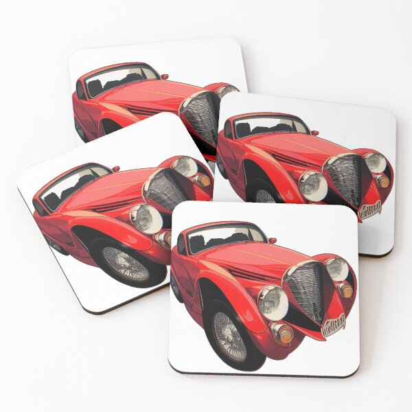 Item preview, Vintage Red Classic Car designed and sold by BAYFAIRE.