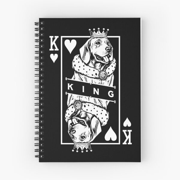 Item preview, Magyar Vizsla King Of Hearts Funny Dog Playing Card Pop Art designed and sold by GrandeDuc.