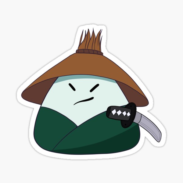 Wandering Samurice (unsheathed katana) Sticker