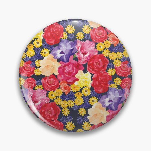 Artikelvorschau, Aquarell Blumenkränze auf grauem Hintergrund entworfen und verkauft von victorsboutique.