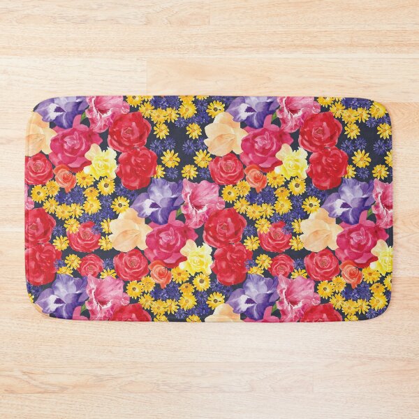 Item preview, Watercolor floral wreaths on grey background designed and sold by victorsboutique.