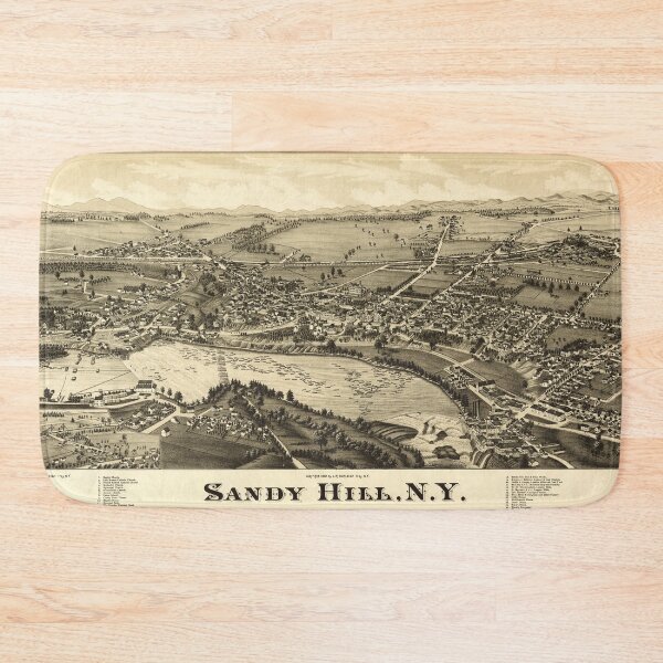 Item preview, Sandy Hill, New York (1884) designed and sold by allhistory.