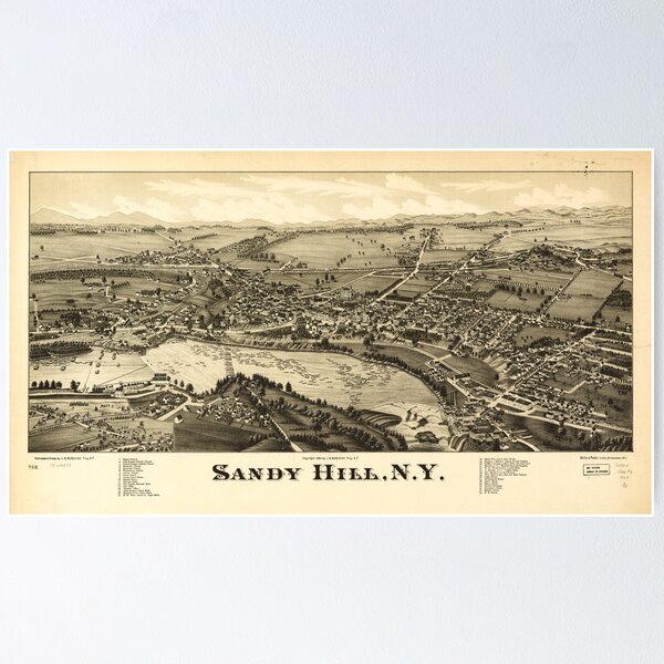 Artikelvorschau, Sandy Hill, New York (1884) entworfen und verkauft von allhistory.