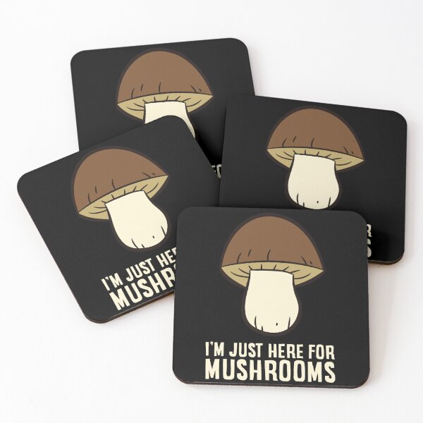 Item preview, Mushroom - I'm just here for Mushrooms designed and sold by Mohja-Design.