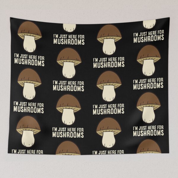 Item preview, Mushroom - I'm just here for Mushrooms designed and sold by Mohja-Design.