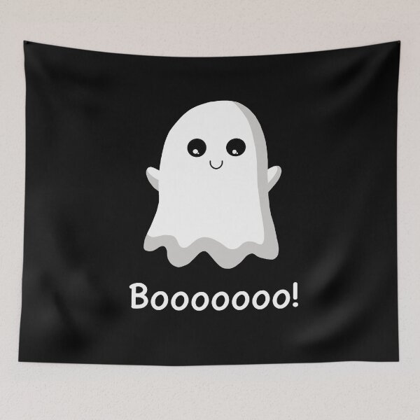 Item preview, Cute ghost saying Booooooo! designed and sold by Purvi17.