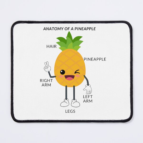 Item preview, Anatomy Of A Pineapple Cool Pineapple full design designed and sold by Olivvier.