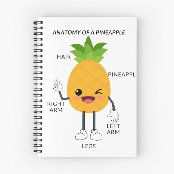 Item preview, Anatomy Of A Pineapple Cool Pineapple full design designed and sold by Olivvier.