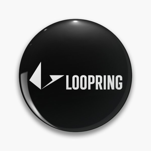 Item preview, Loopring LRC Crypto Altcoin - Clean Horizontal White Logo designed and sold by CryptoMoods.
