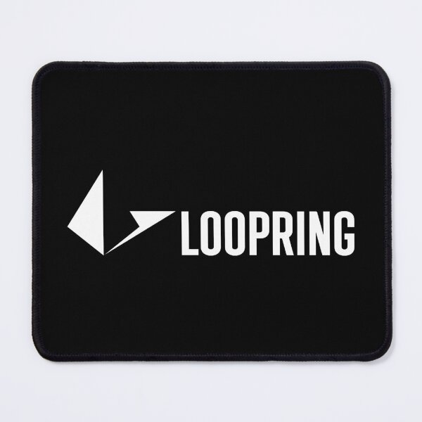Item preview, Loopring LRC Crypto Altcoin - Clean Horizontal White Logo designed and sold by CryptoMoods.