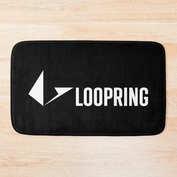 Item preview, Loopring LRC Crypto Altcoin - Clean Horizontal White Logo designed and sold by CryptoMoods.