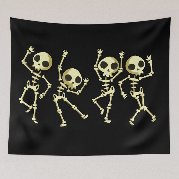 Item preview, Halloween special - dancing skeletons designed and sold by artistkalpesh.