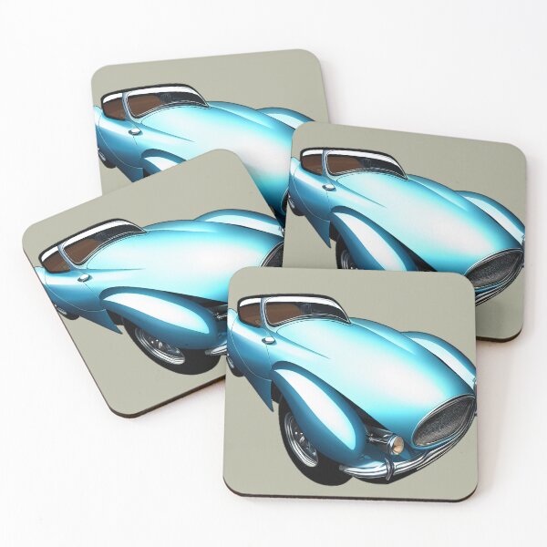 Item preview, Vintage Sports Car Blue designed and sold by BAYFAIRE.
