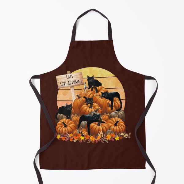 Item preview, Cats in the Pumpkin Patch autumn with sing that say cat love autumn, cat pumpkins and sunset, color autumn, orange,hello fall autumn lovers designed and sold by Collagedream.