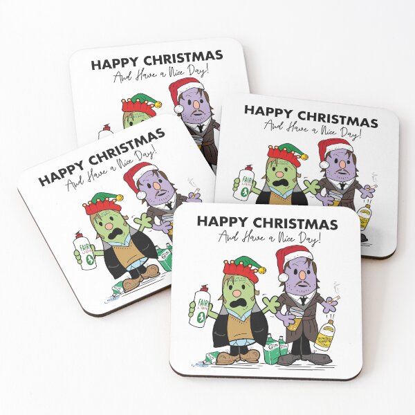 Item preview, Mr. Jolly - HAPPY CHRISTMAS And Have a Nice Day! Dreamytime Escorts, Gin and Fairy Liquid cartoon! - Mr Jolly Lives Next Door Inspired designed and sold by RetroTeeStudio.