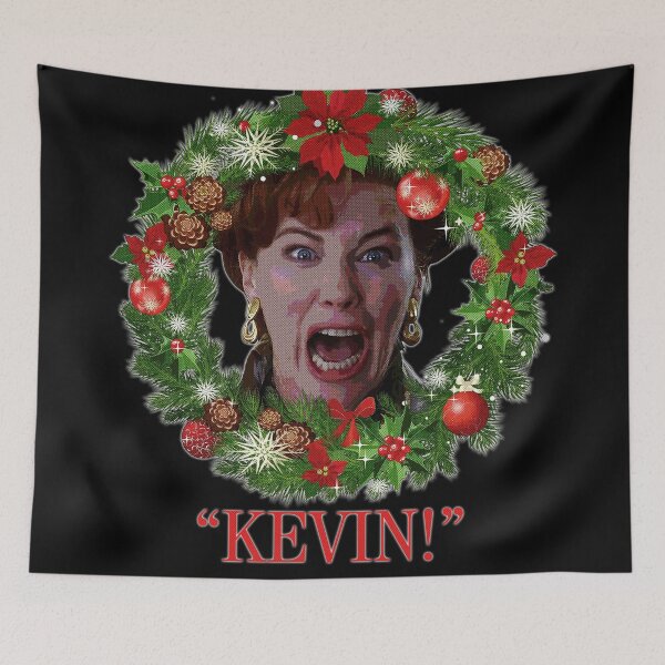 Item preview, funny kevin Christmas ornament movie meme designed and sold by cloudymood.