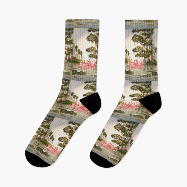 Item preview, A Flamboyance Of Flamingos designed and sold by William Holkham.