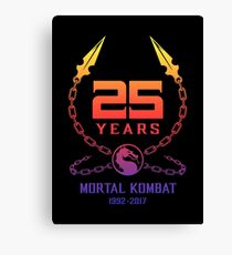 25 Years of Mortal Kombat Canvas Print