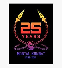 25 Years of Mortal Kombat Photographic Print