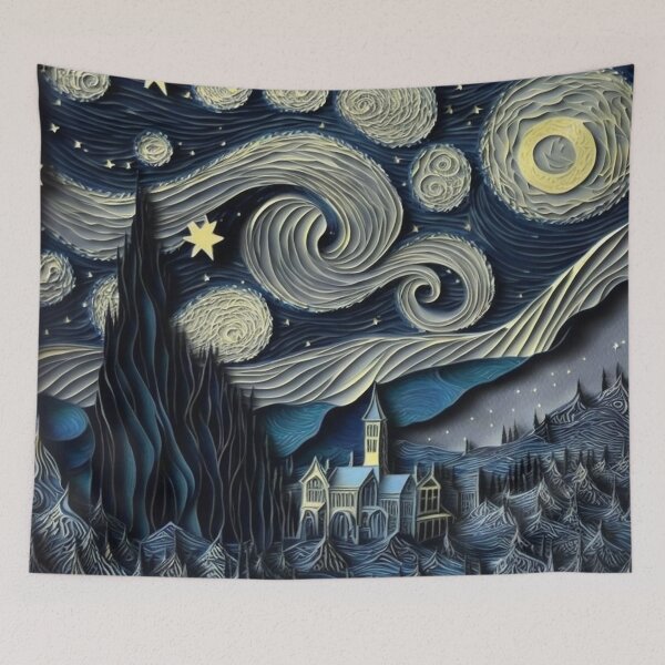 Item preview, Starry Night Paper Craft designed and sold by Aspectvs.