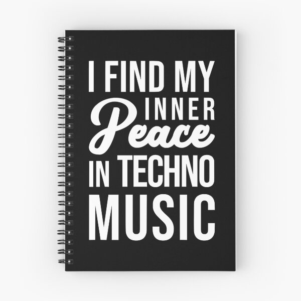Item preview, I Find My Inner Peace In Techno Music Fan Lover Listener designed and sold by JackCurtis1991.