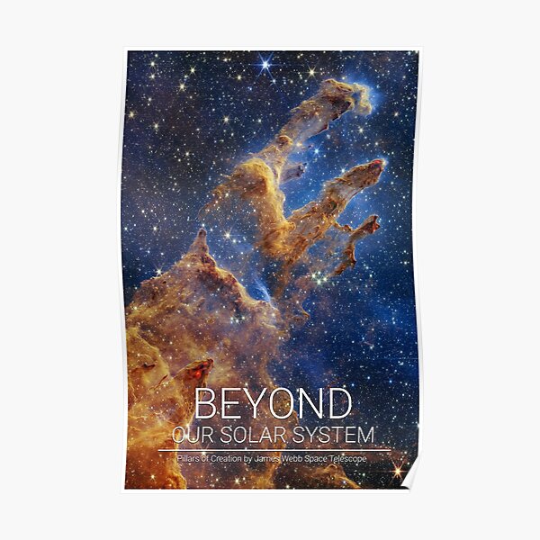 "Pillars of Creation JWST" Poster for Sale by arthook Redbubble