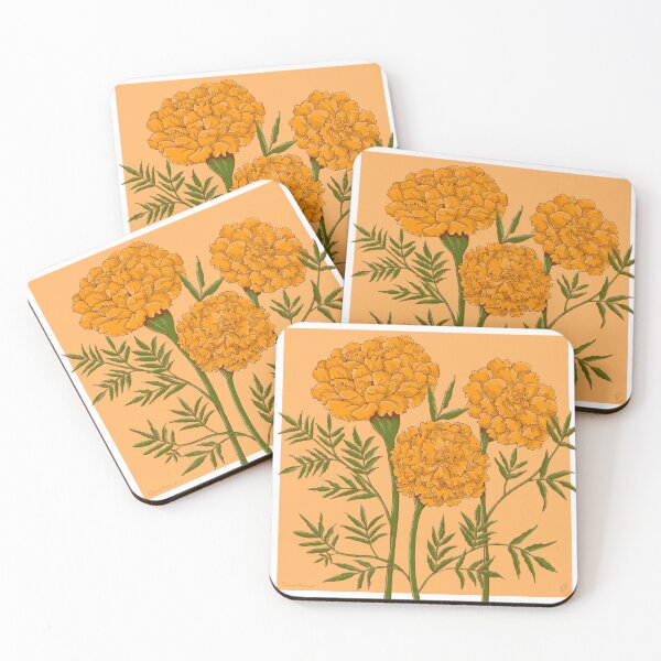 Item preview, Marigolds Print designed and sold by ParasolMushroom.