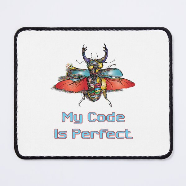 Item preview, 'My Code Is Perfect' Colored - Retro Design for T-shirts, mugs, phone cases and other accessories designed and sold by Ridiculam Toga.