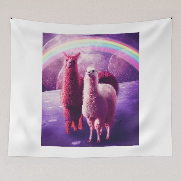 Item preview, Crazy Funny Rainbow Llama In Space  designed and sold by SkylerJHill.