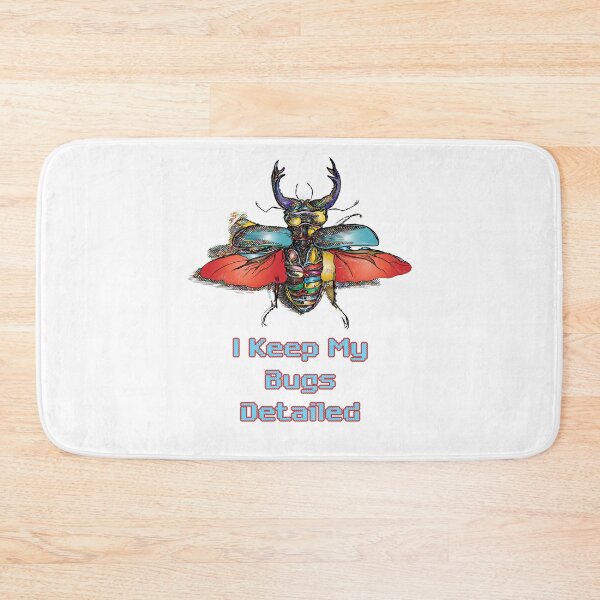 Item preview, 'I Keep My Bugs Detailed' Colored - Retro Design for T-shirts, mugs, phone cases and other accessories designed and sold by Ridiculam Toga.