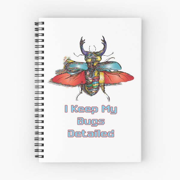 Item preview, 'I Keep My Bugs Detailed' Colored - Retro Design for T-shirts, mugs, phone cases and other accessories designed and sold by Ridiculam Toga.