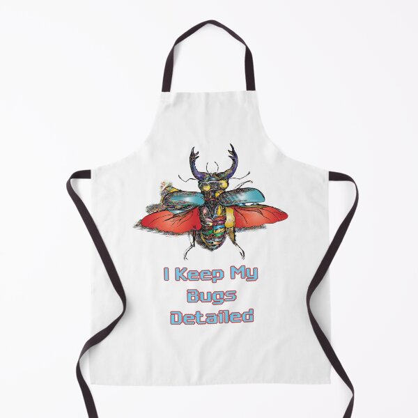 Item preview, 'I Keep My Bugs Detailed' Colored - Retro Design for T-shirts, mugs, phone cases and other accessories designed and sold by Ridiculam Toga.