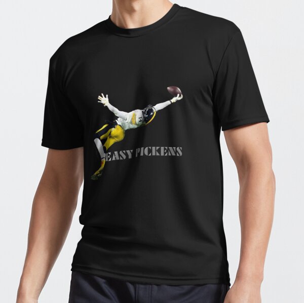 Black Steelers Pickens Text Pic T-Shirt Adult