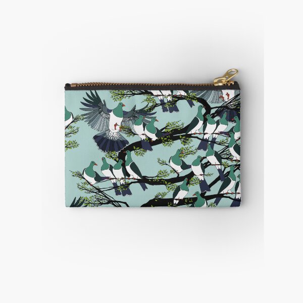 Item preview, Kereru on turquoise sky - black branches designed and sold by CopperCatkin.