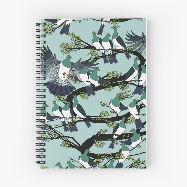 Item preview, Kereru on turquoise sky - black branches designed and sold by CopperCatkin.