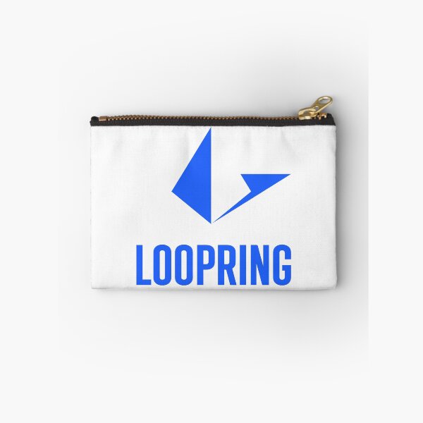 Item preview, Loopring LRC Crypto Altcoin - Clean Vertical Blue Logo designed and sold by CryptoMoods.