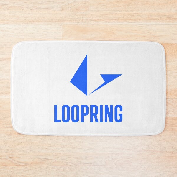 Item preview, Loopring LRC Crypto Altcoin - Clean Vertical Blue Logo designed and sold by CryptoMoods.