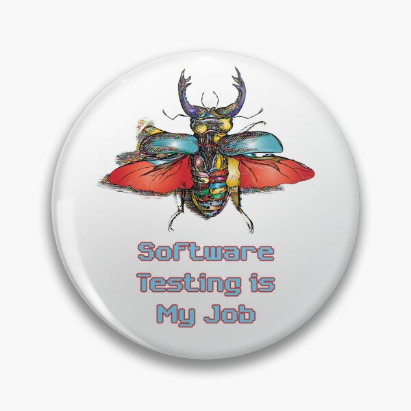 Item preview, 'Software Testing is My Job'  Colored - Retro Design for T-shirts, mugs, phone cases and other accessories designed and sold by Ridiculam Toga.