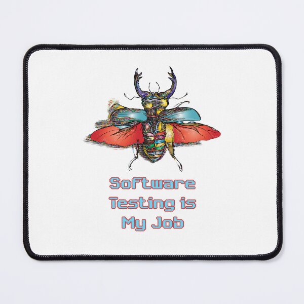 Item preview, 'Software Testing is My Job'  Colored - Retro Design for T-shirts, mugs, phone cases and other accessories designed and sold by Ridiculam Toga.