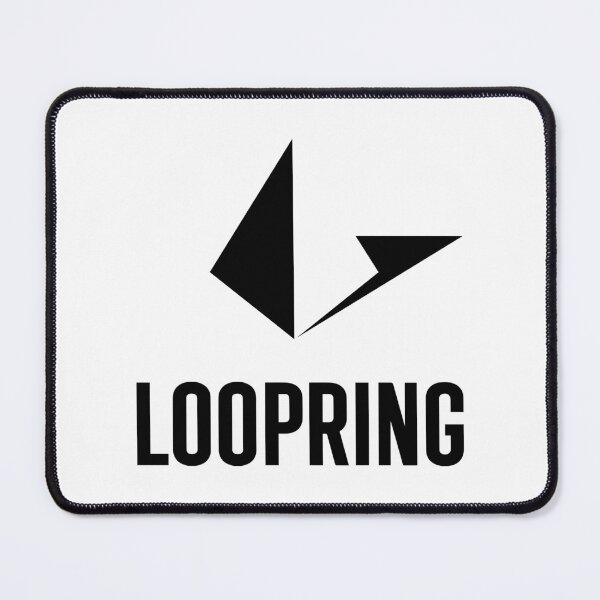 Item preview, Loopring LRC Crypto Altcoin - Clean Vertical Black Logo designed and sold by CryptoMoods.