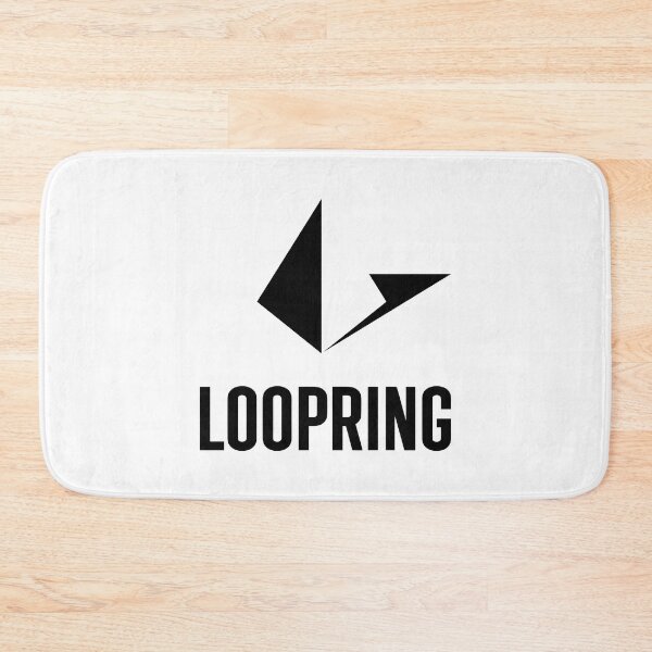 Item preview, Loopring LRC Crypto Altcoin - Clean Vertical Black Logo designed and sold by CryptoMoods.