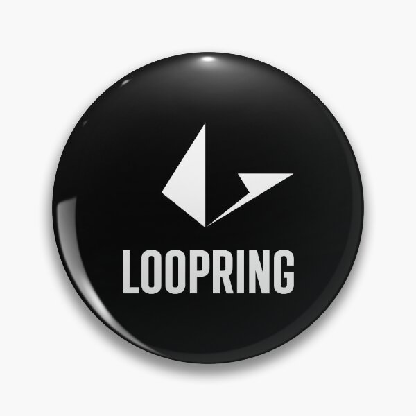 Item preview, Loopring LRC Crypto Altcoin - Clean Vertical White Logo designed and sold by CryptoMoods.