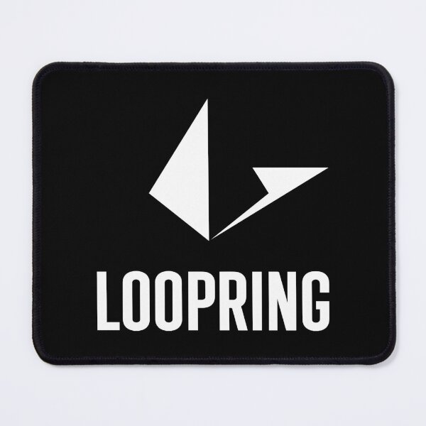 Item preview, Loopring LRC Crypto Altcoin - Clean Vertical White Logo designed and sold by CryptoMoods.
