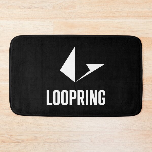Item preview, Loopring LRC Crypto Altcoin - Clean Vertical White Logo designed and sold by CryptoMoods.