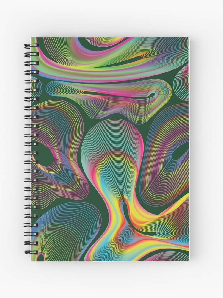 Blue Holographic Journal Blue Iridescent Notebook Hologram