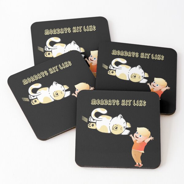 Item preview, MONDAYS HIT LIKE-SAGFABULOUS designed and sold by SagFabulous.