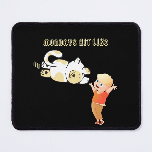 Item preview, MONDAYS HIT LIKE-SAGFABULOUS designed and sold by SagFabulous.