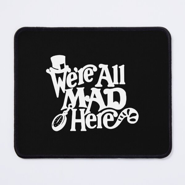 Item preview, Womens Smiling Cat Tee We're All Mad Here designed and sold by SpookySeasonTee.