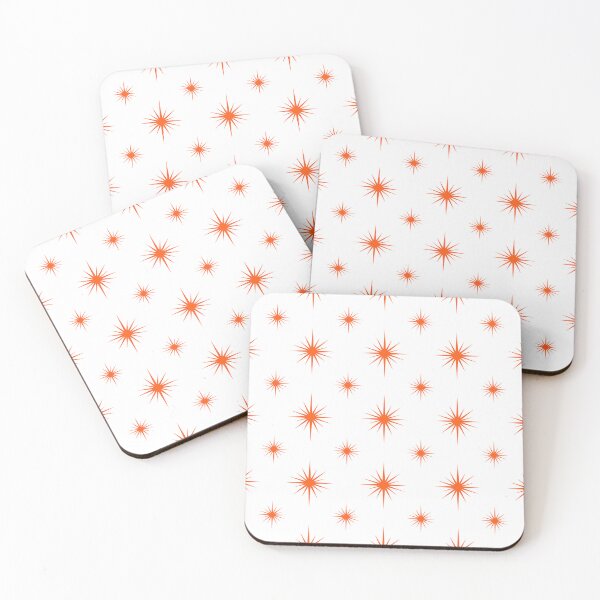 Item preview, Orange Starburst Mid Century Modern Pattern designed and sold by Orchard Berry.