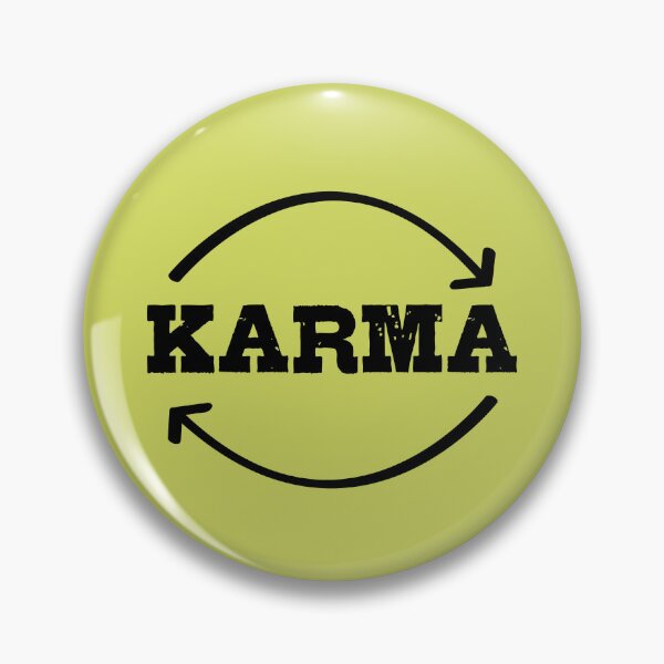 Item preview, Single-word-caption-t-shirt-karma designed and sold by MissDewi.